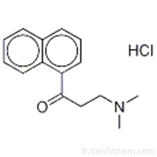 (3-DIMÉTHYLAMINO) -1 &#39;&#39; - HYDROCHLORURE DE PROPIONAPTHONE CAS 5409-58-5